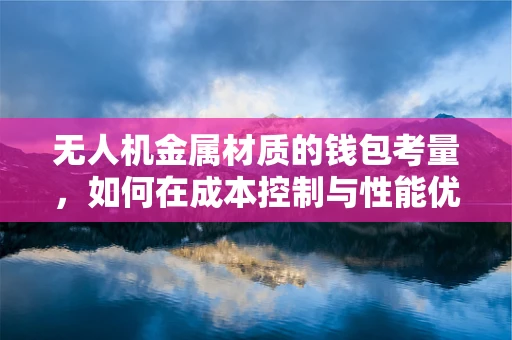 无人机金属材质的钱包考量，如何在成本控制与性能优化间找到平衡？