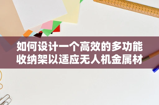 如何设计一个高效的多功能收纳架以适应无人机金属材质的存储需求？