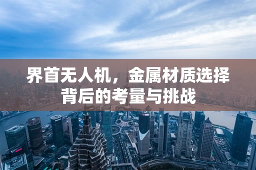 界首无人机，金属材质选择背后的考量与挑战