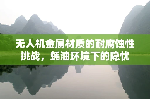 无人机金属材质的耐腐蚀性挑战，蚝油环境下的隐忧