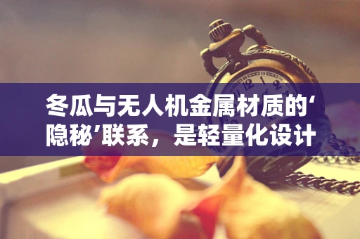 冬瓜与无人机金属材质的‘隐秘’联系，是轻量化设计的意外之选吗？