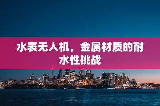 水表无人机，金属材质的耐水性挑战