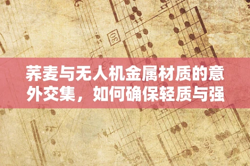 荞麦与无人机金属材质的意外交集，如何确保轻质与强度的完美平衡？