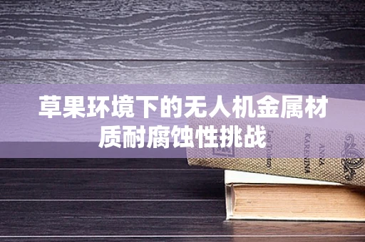 草果环境下的无人机金属材质耐腐蚀性挑战