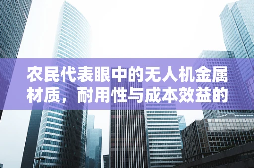 农民代表眼中的无人机金属材质，耐用性与成本效益的完美平衡？