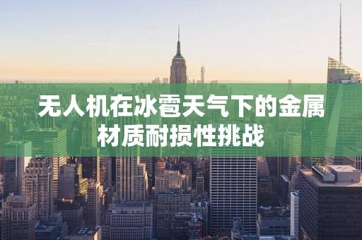 无人机在冰雹天气下的金属材质耐损性挑战