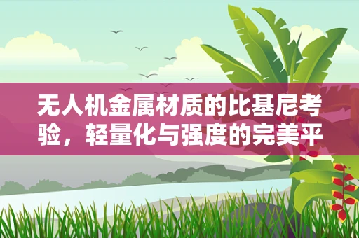 无人机金属材质的比基尼考验，轻量化与强度的完美平衡？