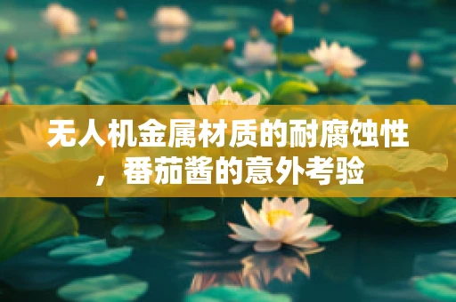 无人机金属材质的耐腐蚀性，番茄酱的意外考验