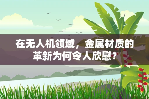 在无人机领域，金属材质的革新为何令人欣慰？