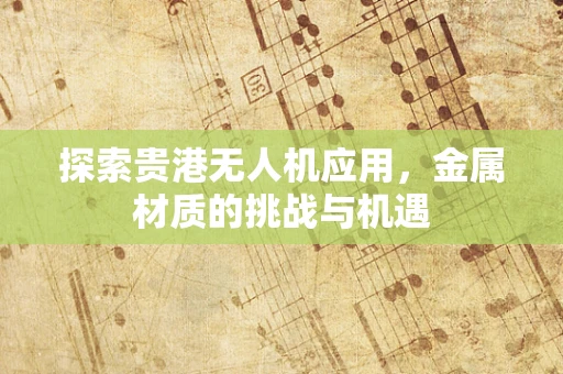 探索贵港无人机应用，金属材质的挑战与机遇