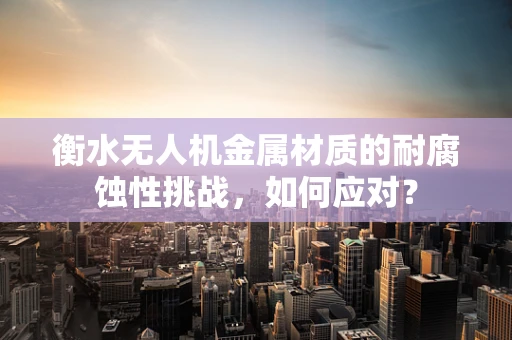 衡水无人机金属材质的耐腐蚀性挑战，如何应对？