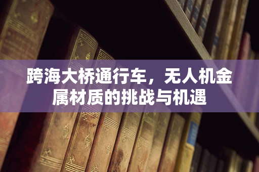 跨海大桥通行车，无人机金属材质的挑战与机遇