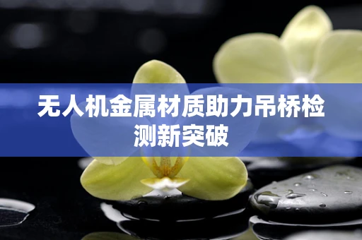 无人机金属材质助力吊桥检测新突破