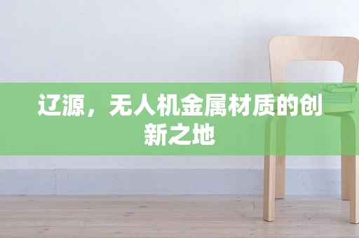 辽源，无人机金属材质的创新之地