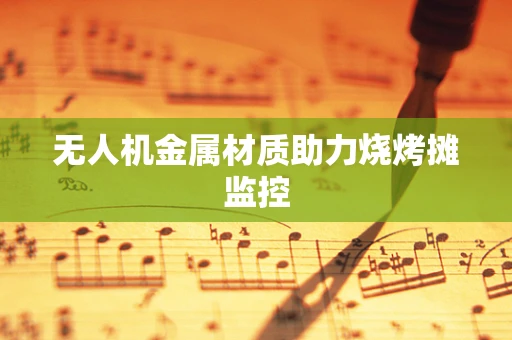 无人机金属材质助力烧烤摊监控
