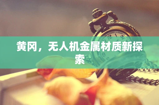 黄冈，无人机金属材质新探索