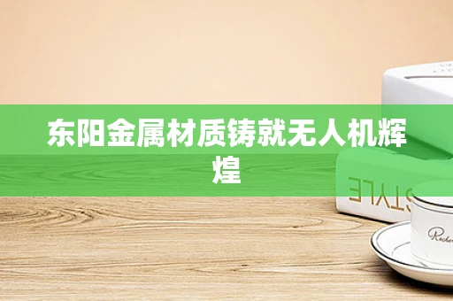 东阳金属材质铸就无人机辉煌