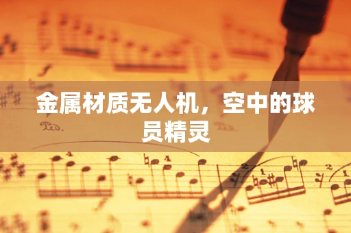 金属材质无人机，空中的球员精灵