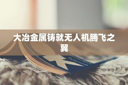 大冶金属铸就无人机腾飞之翼