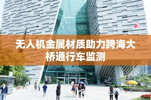无人机金属材质助力跨海大桥通行车监测