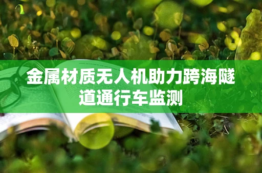 金属材质无人机助力跨海隧道通行车监测