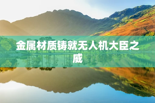 金属材质铸就无人机大臣之威