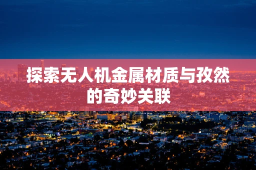 探索无人机金属材质与孜然的奇妙关联