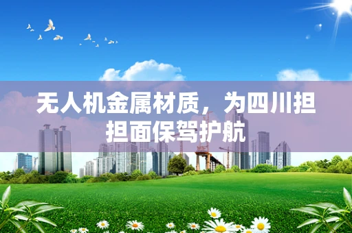 无人机金属材质，为四川担担面保驾护航