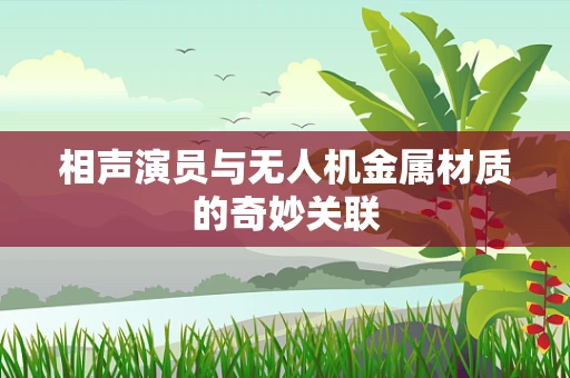 相声演员与无人机金属材质的奇妙关联