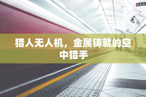 猎人无人机，金属铸就的空中猎手