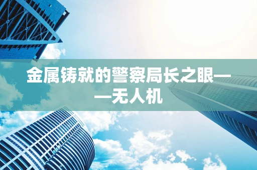 金属铸就的警察局长之眼——无人机