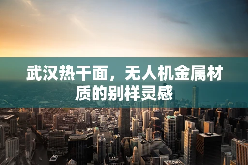 武汉热干面，无人机金属材质的别样灵感