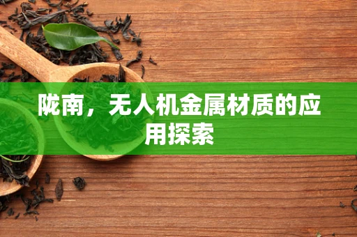 陇南，无人机金属材质的应用探索