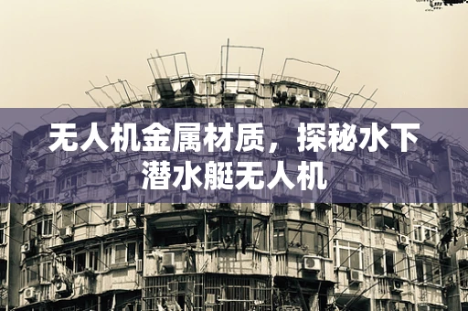 无人机金属材质，探秘水下潜水艇无人机