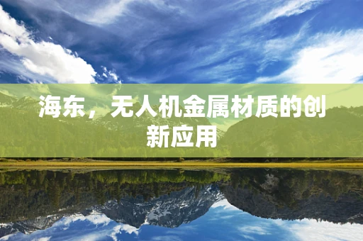 海东，无人机金属材质的创新应用