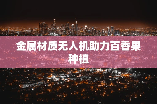 金属材质无人机助力百香果种植