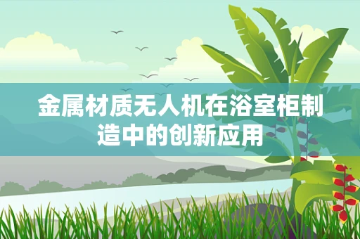 金属材质无人机在浴室柜制造中的创新应用