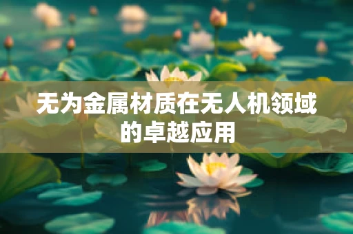 无为金属材质在无人机领域的卓越应用