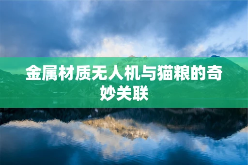 金属材质无人机与猫粮的奇妙关联