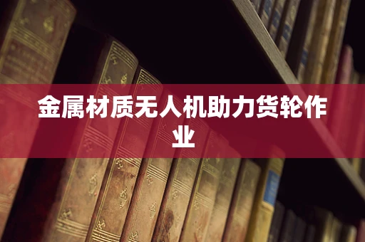 金属材质无人机助力货轮作业
