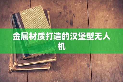 金属材质打造的汉堡型无人机