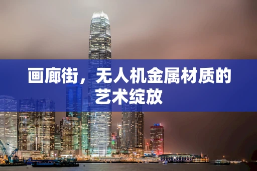画廊街，无人机金属材质的艺术绽放