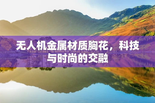 无人机金属材质胸花，科技与时尚的交融
