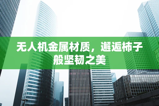 无人机金属材质，邂逅柿子般坚韧之美