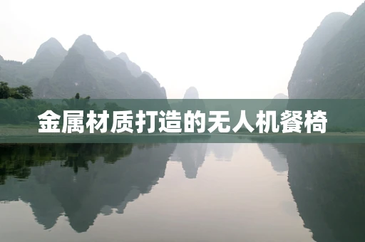金属材质打造的无人机餐椅