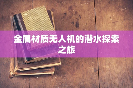 金属材质无人机的潜水探索之旅