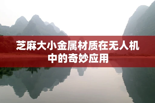 芝麻大小金属材质在无人机中的奇妙应用