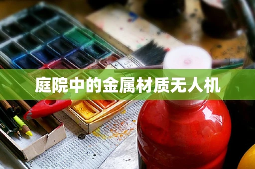 庭院中的金属材质无人机