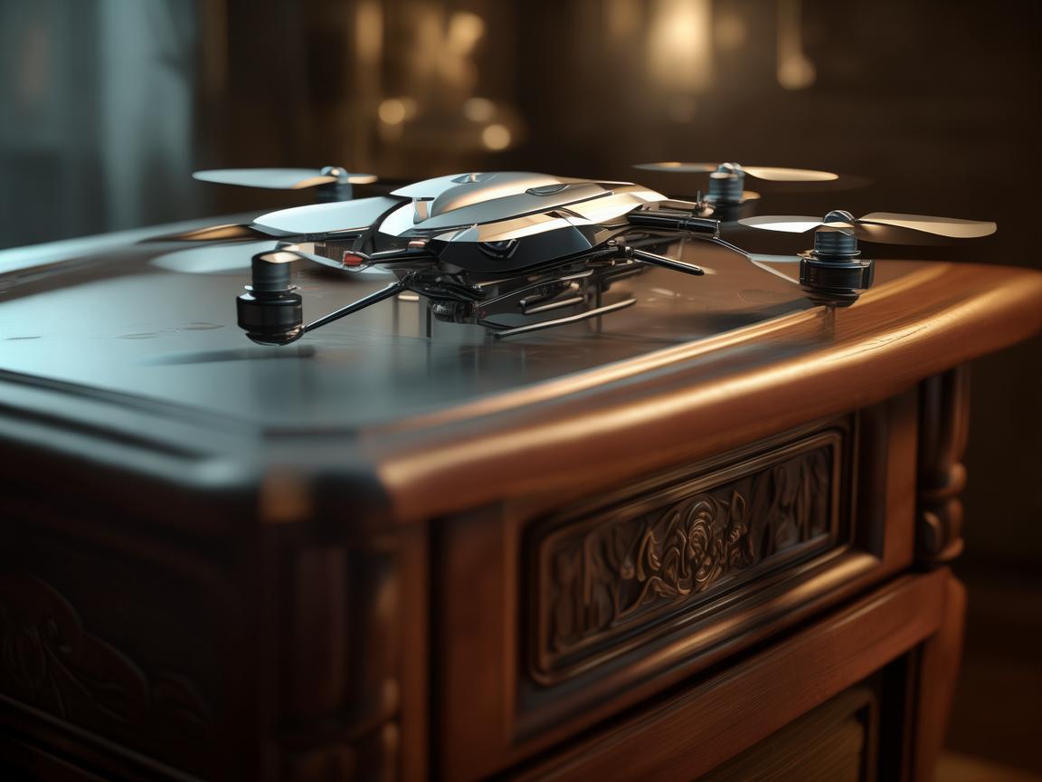 金属材质无人机与床头柜的奇妙关联