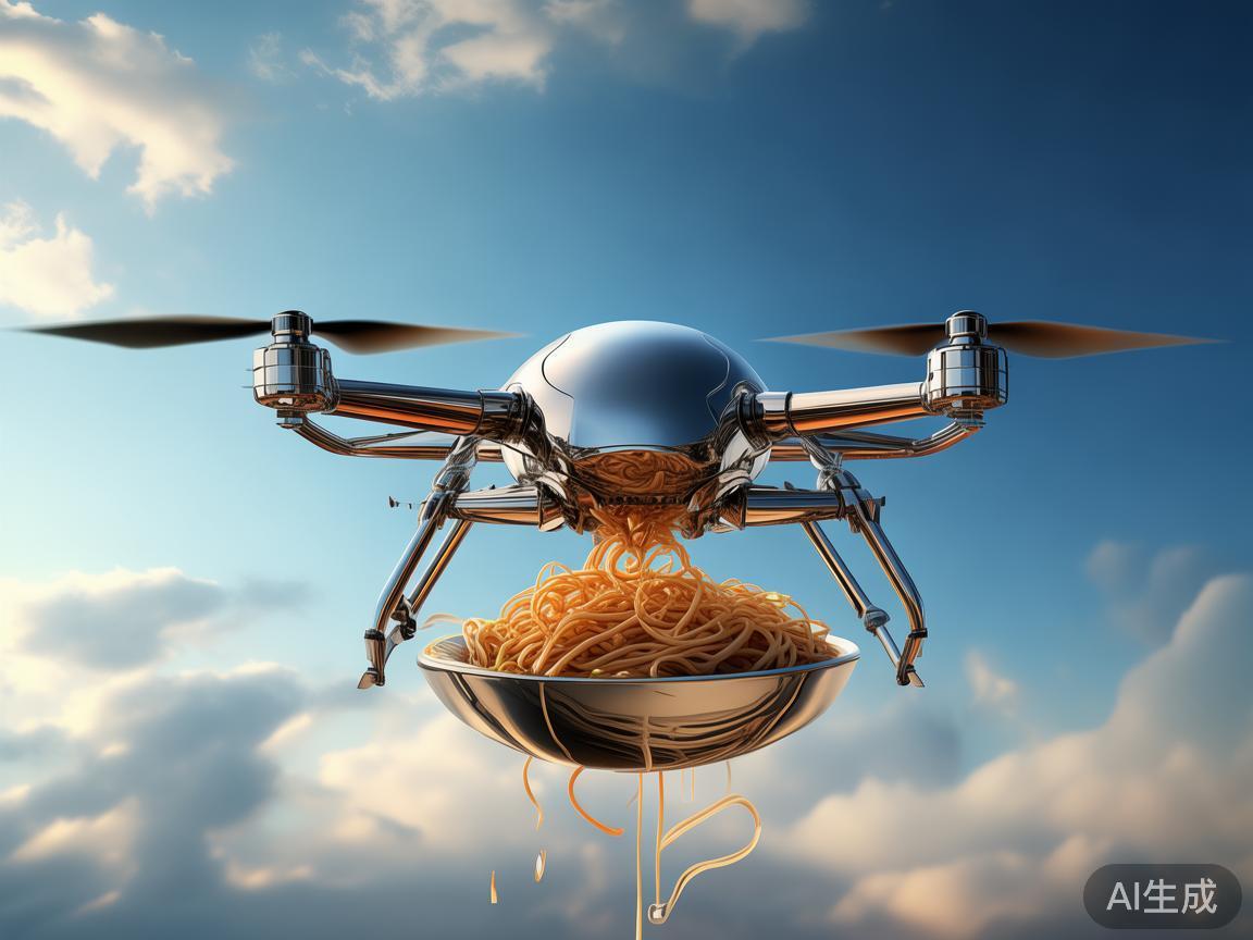 无人机金属材质，打造空中拌面神器